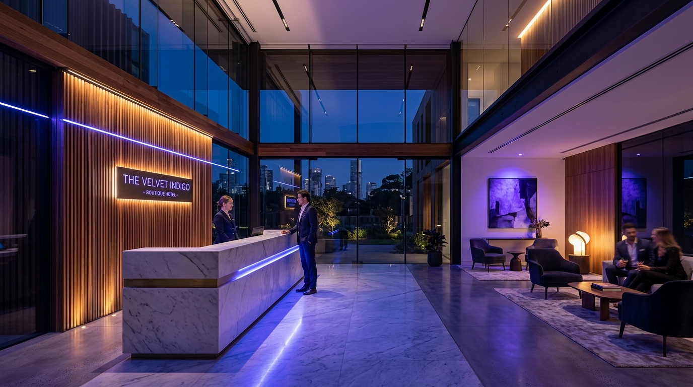 Luxury Boutique Hotel Reception